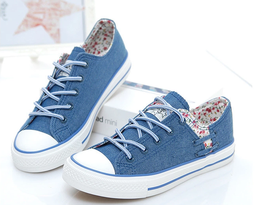 [A003] Chaussures en toile respirantes pour femmes, chaussures plates et décontractées